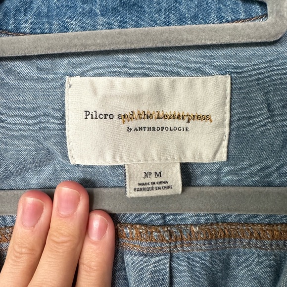 Pilcro and the letterpress Classic Denim Jumpsuit - Picture 5 of 9